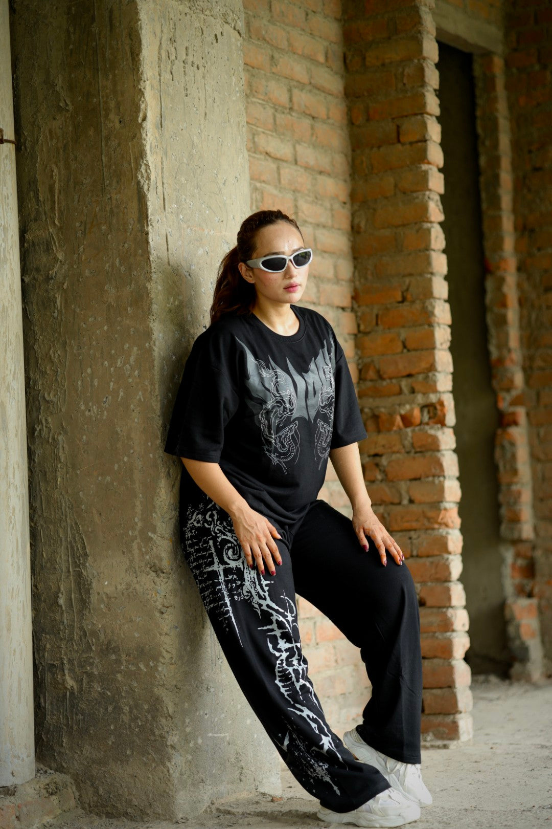 Crypt Code baggy pants